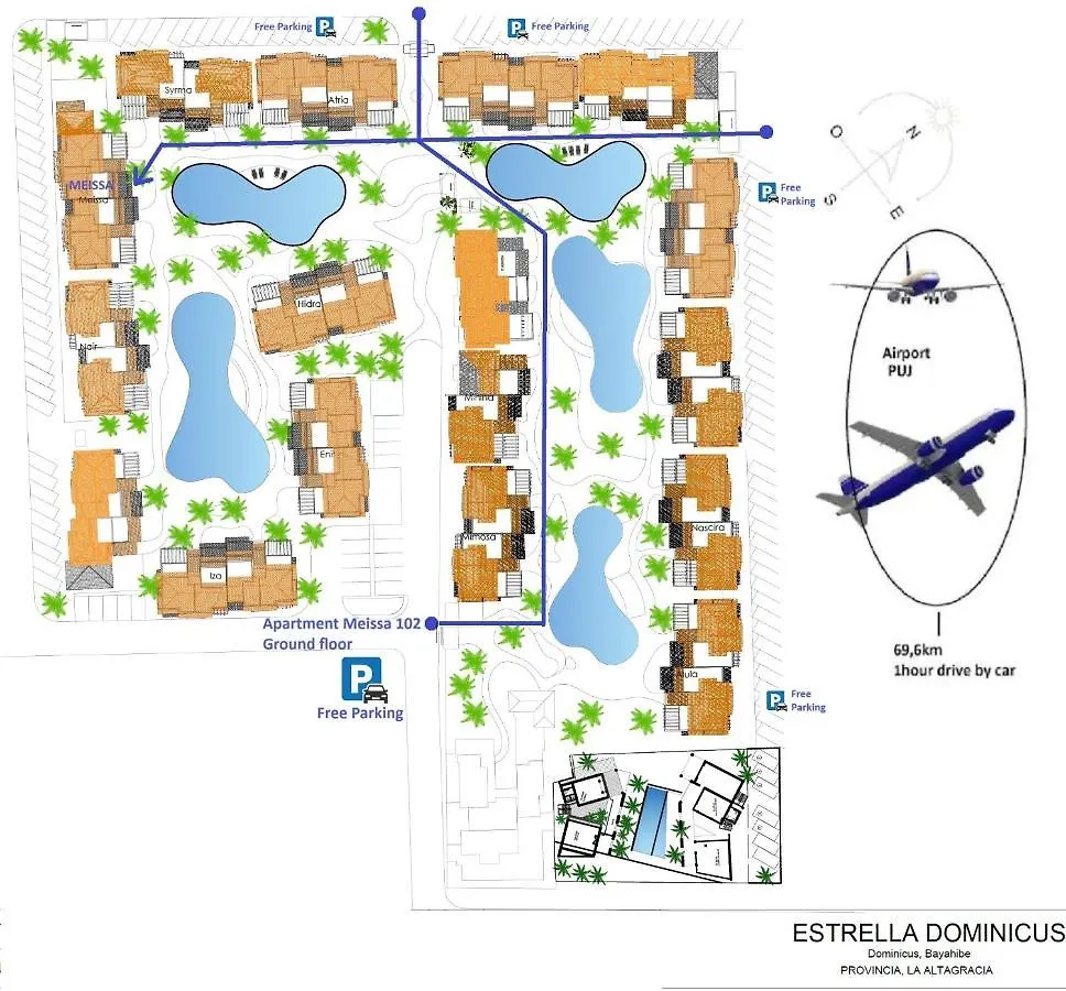 Appartement Komfortowy Apartament Z 4 Basenami I Pieknym Ogrodem, Estrella Dominicus-Bayahibe